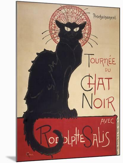 Le Chat Noir-Theophile Steinlen-Mounted Giclee Print