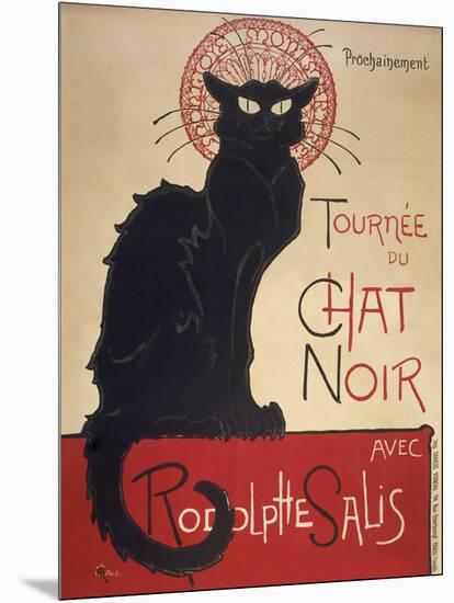 Le Chat Noir-Theophile Steinlen-Mounted Giclee Print