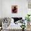Le Chat Noir-Natasha Wescoat-Framed Stretched Canvas displayed on a wall