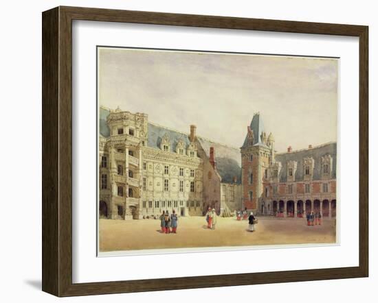 Le Chateau De Blois (W/C on Paper)-Thomas Shotter Boys-Framed Giclee Print