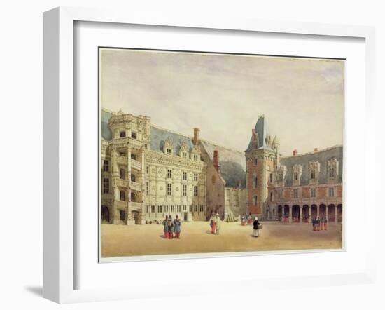 Le Chateau De Blois (W/C on Paper)-Thomas Shotter Boys-Framed Giclee Print