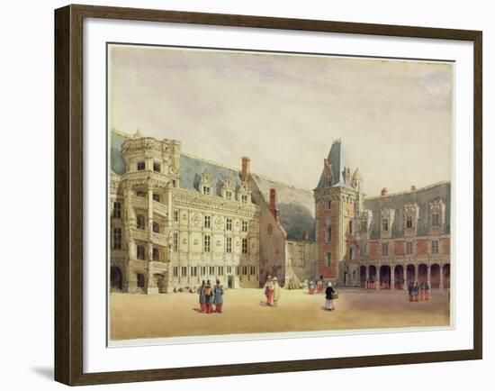 Le Chateau De Blois (W/C on Paper)-Thomas Shotter Boys-Framed Giclee Print