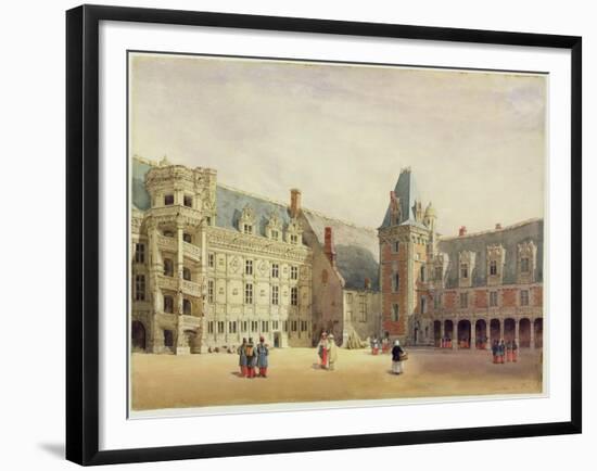 Le Chateau De Blois (W/C on Paper)-Thomas Shotter Boys-Framed Giclee Print