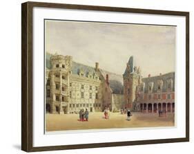 Le Chateau De Blois (W/C on Paper)-Thomas Shotter Boys-Framed Giclee Print