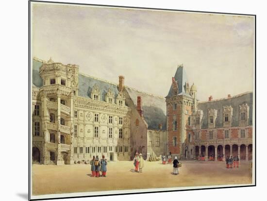 Le Chateau De Blois (W/C on Paper)-Thomas Shotter Boys-Mounted Giclee Print