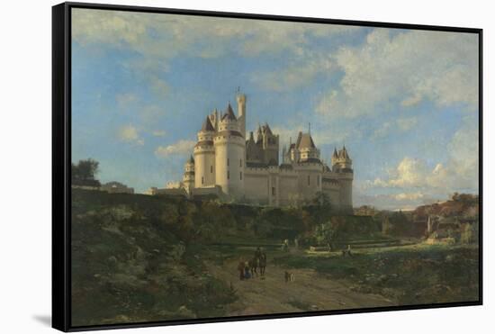 Le Château de Pierrefonds-Emmanuel Lansyer-Framed Stretched Canvas