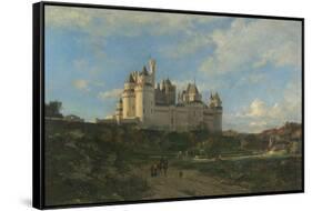 Le Château de Pierrefonds-Emmanuel Lansyer-Framed Stretched Canvas