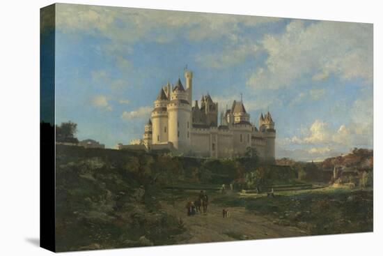 Le Château de Pierrefonds-Emmanuel Lansyer-Stretched Canvas