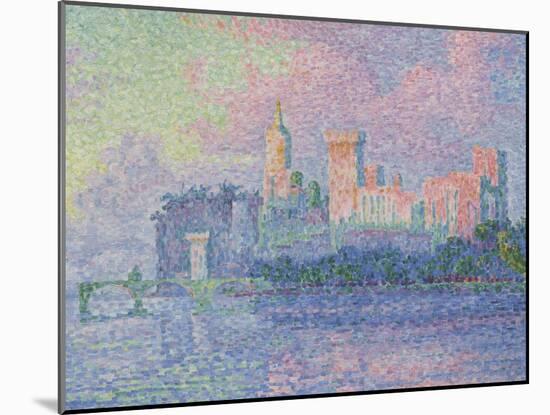 Le château des Papes à Avignon-Paul Signac-Mounted Giclee Print