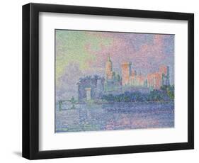 Le château des Papes à Avignon-Paul Signac-Framed Premium Giclee Print