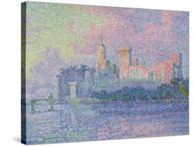 Le château des Papes à Avignon-Paul Signac-Stretched Canvas