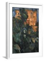 Le Chateau Noir, (Detail), 1904-1906-Paul Cézanne-Framed Giclee Print