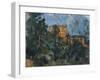 Le Château Noir-Paul Cezanne-Framed Giclee Print