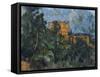 Le Château Noir-Paul Cezanne-Framed Stretched Canvas