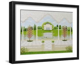 Le Chateau Rose, 1993-Mark Baring-Framed Giclee Print