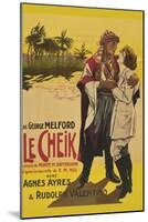 Le Cheik (The Sheik)-null-Mounted Art Print