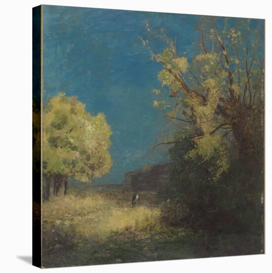 Le chemin à Peyrelebade-Odilon Redon-Stretched Canvas