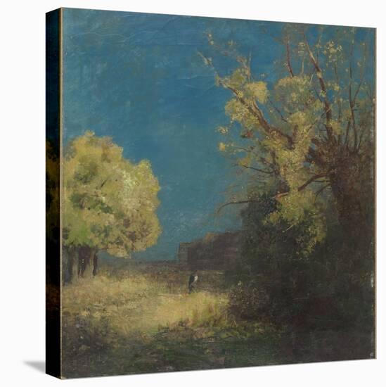 Le chemin à Peyrelebade-Odilon Redon-Stretched Canvas