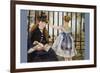 Le Chemin De Fer-Edouard Manet-Framed Premium Giclee Print