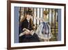 Le Chemin De Fer-Edouard Manet-Framed Premium Giclee Print