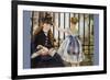 Le Chemin De Fer-Edouard Manet-Framed Premium Giclee Print