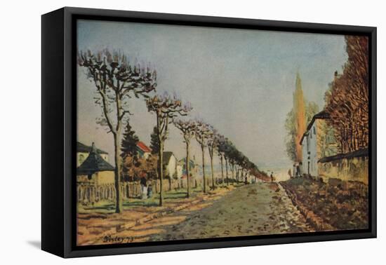 Le chemin de la Machine, 1873, (1929)-Alfred Sisley-Framed Stretched Canvas