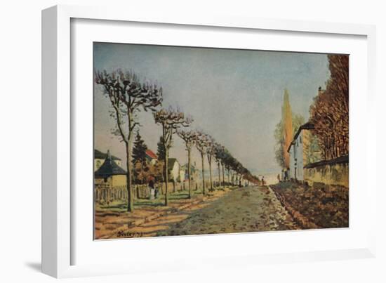 Le chemin de la Machine, 1873, (1929)-Alfred Sisley-Framed Giclee Print