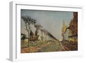 Le chemin de la Machine, 1873, (1929)-Alfred Sisley-Framed Giclee Print