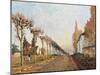 Le Chemin De La Machine-Alfred Sisley-Mounted Giclee Print