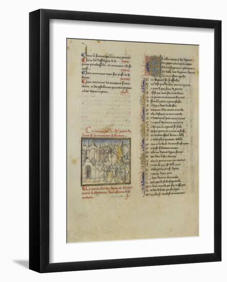 "Le Chemin de longue estude et Mutacion de Fortune "  par Christine de Pisan-null-Framed Giclee Print