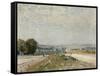 Le Chemin de Maubuisson à Louveciennes-Alfred Sisley-Framed Stretched Canvas