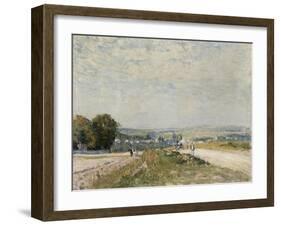 Le Chemin de Maubuisson à Louveciennes-Alfred Sisley-Framed Giclee Print