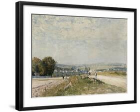 Le Chemin de Maubuisson à Louveciennes-Alfred Sisley-Framed Giclee Print