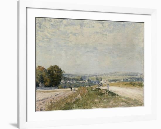 Le Chemin de Maubuisson à Louveciennes-Alfred Sisley-Framed Giclee Print