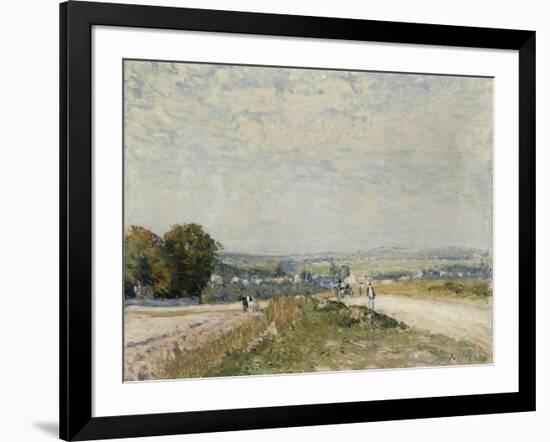 Le Chemin de Maubuisson à Louveciennes-Alfred Sisley-Framed Giclee Print