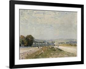 Le Chemin de Maubuisson à Louveciennes-Alfred Sisley-Framed Giclee Print