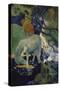 Le Cheval Blanc-Paul Gauguin-Stretched Canvas