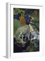 Le Cheval Blanc-Paul Gauguin-Framed Giclee Print