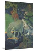 Le Cheval blanc-Paul Gauguin-Stretched Canvas