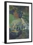 Le Cheval blanc-Paul Gauguin-Framed Giclee Print