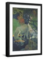 Le Cheval blanc-Paul Gauguin-Framed Giclee Print