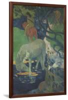 Le Cheval blanc-Paul Gauguin-Framed Giclee Print