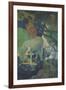 Le Cheval blanc-Paul Gauguin-Framed Giclee Print