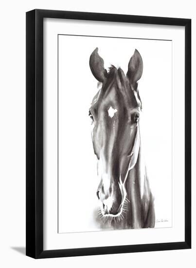 Le Cheval Noir-Aimee Del Valle-Framed Art Print