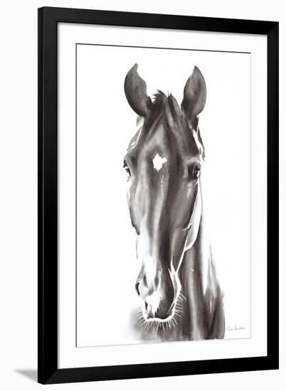 Le Cheval Noir-Aimee Del Valle-Framed Art Print