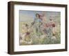 Le chevalier aux fleurs (tiré de Wagner, Parsifal)-Georges Antoine Rochegrosse-Framed Premium Giclee Print