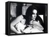 Le Chevalier des Sables THE SANDPIPER by Vincente Minnelli with Elizabeth Taylor, 1965 (b/w photo)-null-Framed Stretched Canvas