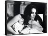 Le Chevalier des Sables THE SANDPIPER by Vincente Minnelli with Elizabeth Taylor, 1965 (b/w photo)-null-Framed Stretched Canvas