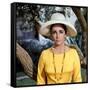 Le Chevalier des Sables THE SANDPIPER by Vincente Minnelli with Elizabeth Taylor, 1965 (photo)-null-Framed Stretched Canvas