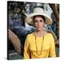 Le Chevalier des Sables THE SANDPIPER by Vincente Minnelli with Elizabeth Taylor, 1965 (photo)-null-Stretched Canvas